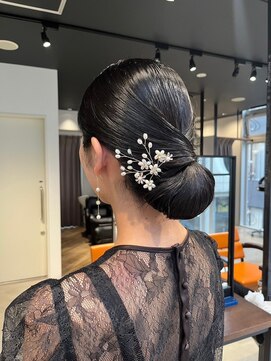 フリック 堺東店(FLICK) ヘアセット/タイトシニヨン/堺東