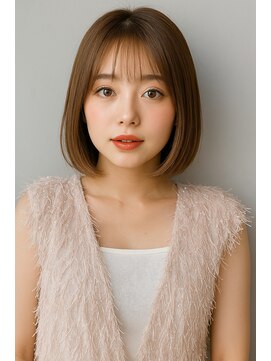 プラスイズム ヴェレン(PLUSISM Velen) ボブ外ハネくびれ京都宇治20代30代40代50代