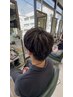 【動画視聴限定】メンズカット+眉カット+Refaウルトラファインバブル