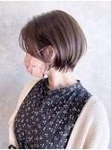 ショートくびれヘア顔周りレイヤー_ba359141