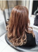 30代40代50代透明感ベージュ白髪ぼかしブリーチオン脱白髪染め
