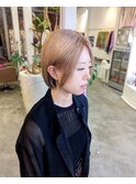 まろやかベージュ×ミニボブ