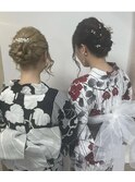 シニヨンヘアセット