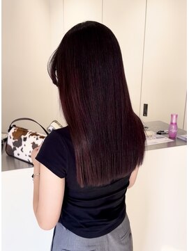 リアン バイ ヘアー(Lien by hair) wine red