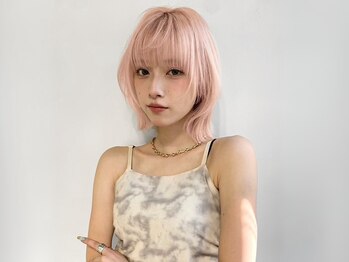 ランテルディ 渋谷(LANTERDIT)の写真/ダメージレスなハイトーンカラー/ブリーチが得意な渋谷美容室★カット+ダブルカラー+トリートメント¥16500