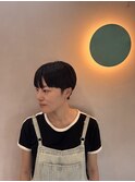ベリーショートマッシュ × ツーブロック刈り上げショート