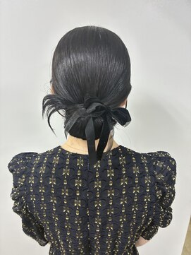 トータルビューティーサロン ディーグレース(TotalBeautySalon D.Grace) タイトシニヨン/結婚式参列ヘア