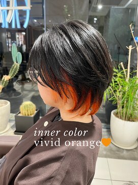 アース 武蔵境店(HAIR & MAKE EARTH) 武蔵境で楽しむインナーカラー×ハンサムショート