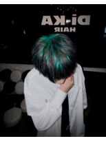 ディーカヘアーセンダイ(Di KA HAIR sendai)&nbsp;ゴーストルーツ×ターコイズ
