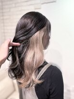 リッシュ 都賀店(Lish) ホワイトベージュのインナーカラー