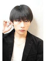 コンフィデンス メンズヘアー(confidence MEN'S HAIR) ラウンドマッシュ縮毛矯正ストレートパーマ