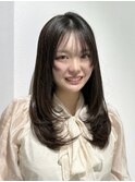 赤みオフ透明感カラー×ナチュラルレイヤー