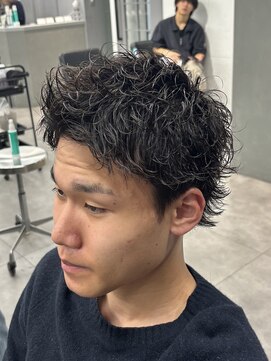 オーバルバイアピッシュ(OVARL by apish) スパイキーウルフ/スパイキーパーマ/メンズショートパーマ