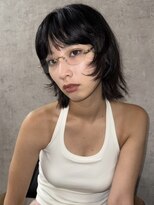 シティ 薬院(SITY.)&nbsp;天神　ボブ　顔まわりレイヤーカット　ブリーチなしカラー