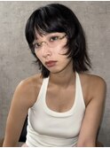 天神 ボブ 顔まわりレイヤーカット ブリーチなしカラー