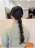 アレンジ/編み下ろし/ロングアレンジ/結婚式/ヘアセット【kanna