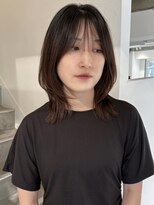 ヨーク(YOKE) 【 YOKE 】ミディアムレイヤーフェイスレイヤーダークブラウン