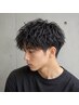 【メンズパーマ】波巻きパーマ+カット+TR★立体感&垢抜け