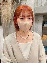 シゼン(SHIZEN)&nbsp;オレンジボブヘア