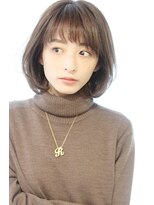 レウナ 外苑前(Reuna)&nbsp;大人可愛いボブ　ワンカールボブ　アッシュブラウン