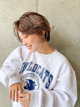 ヴェルダ 池袋店(verda) マニッシュショート×パープルベージュ◎yamamoto