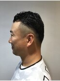 ツーブロック７：３パーマ