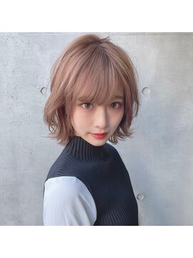 イース バイ アンブルリュクス 北千住(Ease by amble luxe) 前髪/くびれ/イメチェン/イヤリングカラー/ラベンダーカラー