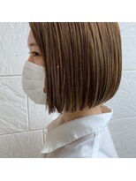 ヘアメイク アージュ 二日市店(HAIR MAKE age) パツっとボブ＆ニュアンスカラー 30代/40代/50代