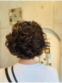 ブローだけで簡単に決まるパーマスタイル