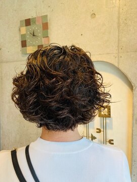 美容室 ル クラージュ ブローだけで簡単に決まるパーマスタイル