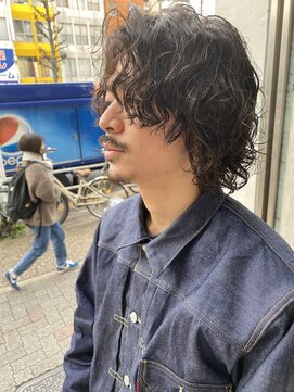 バディヘア ルーツ(BUDDY HAIR ROOTS) メンズレイヤースタイル　スパイラルパーマ