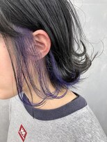 ユキオ(Yukio)&nbsp;20代30代ラベンダーグレージュインナーカラーイヤリングカラー