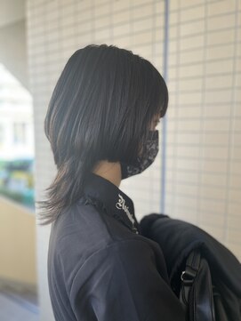 リッチアンドアンジー(RICCI&ANGIE) マッシュ　ウルフ　セミロング　レイヤースタイル