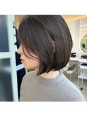 【修】20代30代40代◎透明感カラー×韓国切りぱなしボブ