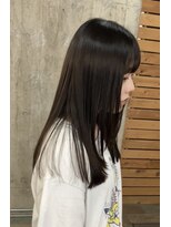 ヘアカロン(Hair CALON) レイヤーカットダブルカラーケアブリーチストレートベージュ韓国