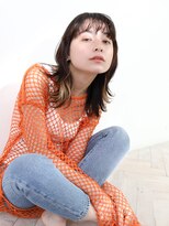 ユニカバイミリー(unica by milly) 【unica緑地公園】ウルフカットインナーカラーくびれミディ