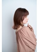 大人可愛いミディアムスタイル/30代/40代/50代