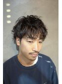 骨格補正カット+メンズパーマ+ダウンパーマ
