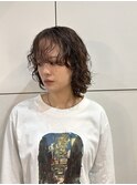 ミディアムウルフパーマ