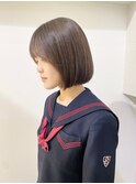 楽ちんスタイリング艶っと丸みボブ　【成田】横浜