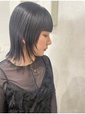 レイヤーカット×アッシュブラック　　艶髪/美髪