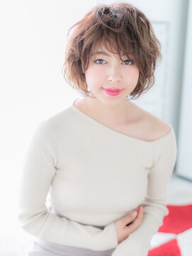 アルバハナレ 横浜(αlba HANARE) 関内/髪質改善/ミルクティーピンクで抜け感マッシュパーマj