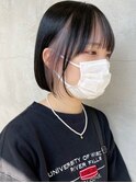 大人ガーリーチョコレートモードプリカールインナーカラー原宿