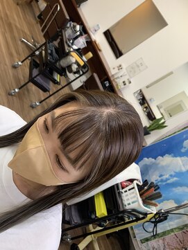 くらの フェイスフレーミング＋ロングヘアー