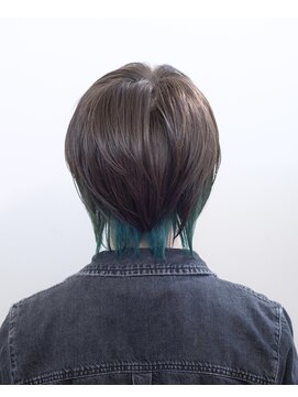 ルプラ ブリリアント(le-pla brilliant) ウルフ/フェイスレイヤー/インナーカラー/グリーン/豊橋/田原