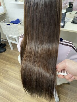 グロス 心斎橋(GLOSS) 【GLOSS心斎橋】髪質改善ダークブラウンカラー