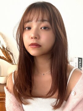 ラフィス ヘアー フォンテ 松山銀天街店(La fith hair fonte) 【La fith】ウォームベージュ×ストレートレイヤー