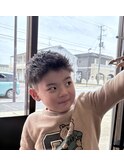 キッズカット/学生カット/スパイキーショート