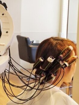 ハープ (Hair design harp)の写真/ダメージレスの薬剤を使用し、自然な仕上がりに☆髪に優しいデジタルパーマでツルツル＆ツヤツヤ♪