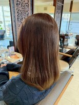 ヘアリゾート粋 ティガ 池袋店(tiga)&nbsp;セミロングレイヤー/ブラウンベージュ/レイヤーカット